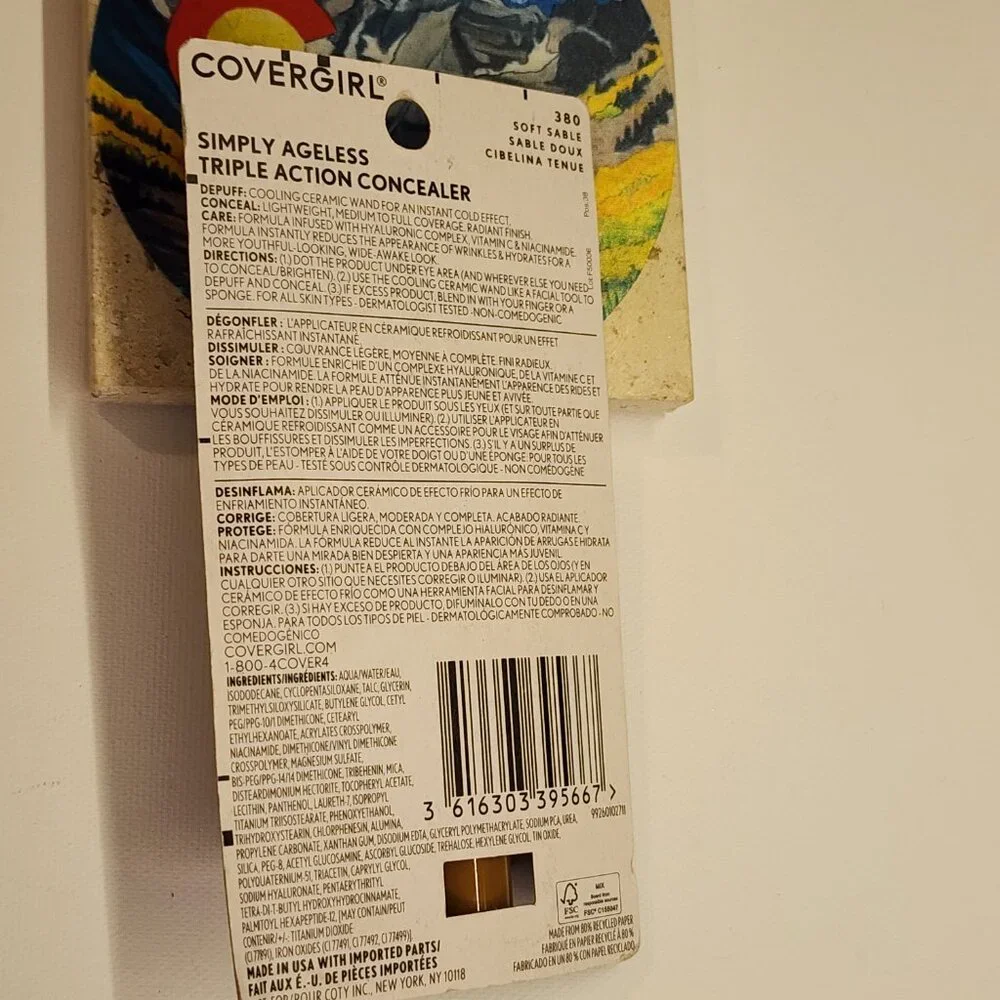 COVERGIRL Simply Ageless Triple Action Concealer - #380 Soft Sable